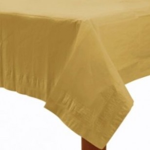 New Year's Eve Gold Birthday Christening Tablecover